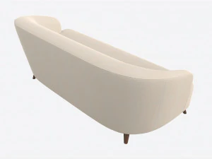 Divano Baker Coup&eacute; Modello 3D