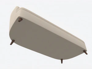Divano Baker Coup&eacute; Modello 3D