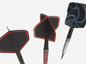 Steeltip Dart Set Modelo 3D