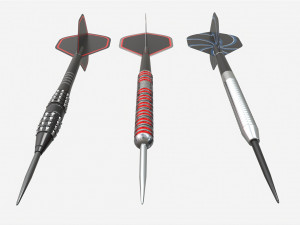 Steeltip Dart Set Modelo 3D