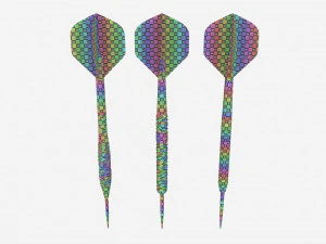 스틸팁 다트 세트 3D 모델