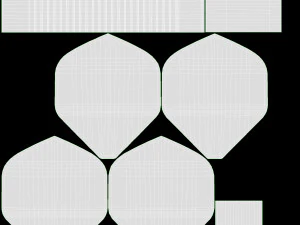 스틸팁 다트 세트 3D 모델