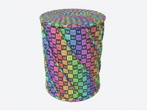 Table Baker Comal Accent 3D-Modell