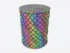 Table Baker Comal Accent 3D Model