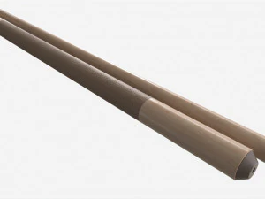 Traditional Pool Cue 3D Model