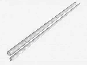 Traditional Pool Cue 3D Model