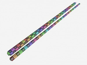Traditional Pool Cue 3D 모델