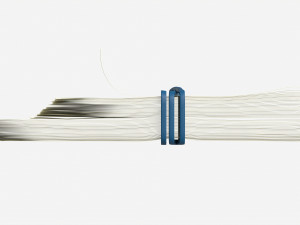 American dollar stack tied with rubber 3D Model