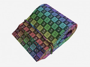 American dollars folded and tied 01 Model 3D