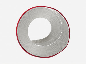 American dollars roll tied with rubbers 3D Model