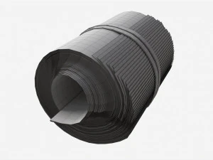 American dollars roll tied with rubbers 3D Model
