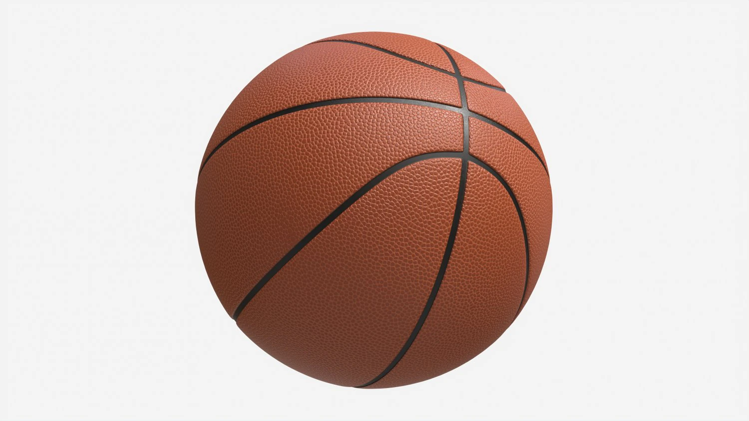 Basketball Classic Standard Ball 3D Model .c4d .max .obj .3ds .fbx .stl .blend