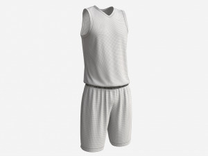 Basketball Uniform Set Purple 3D मॉडल