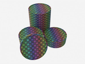 Blank coin stack 3D Модель