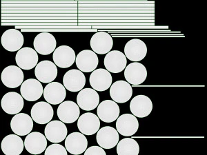 Pile de pi&egrave;ces vierges Modèle 3D