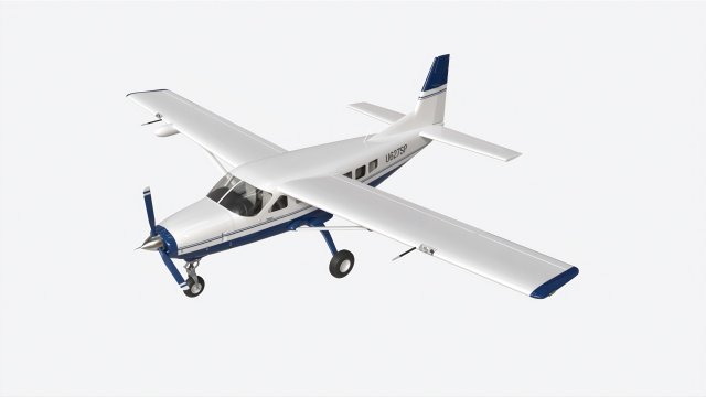 Cessna Caravan Modelo 3D .c4d .max .obj .3ds .fbx .stl .blend 