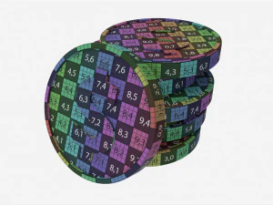 Dollar coin stack 3D Model