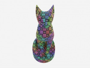 Egyptian Cat Statuette 3D 模型
