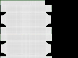 Euro banknotes folded with clip 01 3D Model