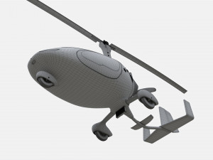 Gyroplane Autogiro Cavalon Green Modelo 3D