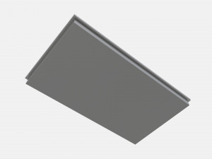 Induction Hob 2 Surface Glass Black Model 3D
