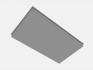 Induction Hob 2 Surface Glass Black Model 3D
