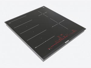 Induction Hob Multi Surface Glass Black 01 3Dモデル