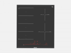 Induction Hob Multi Surface Glass Black 01 3Dモデル