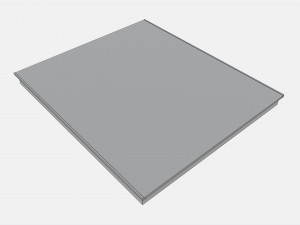 Induction Hob Multi Surface Glass Black 01 3Dモデル