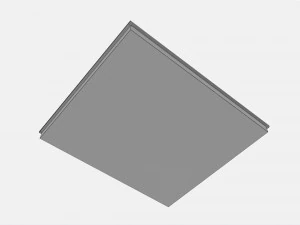 Induction Hob Multi Surface Glass Black 01 3D Model