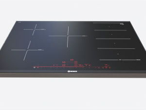 Induction Hob Multi Surface Glass Black 02 3D 모델