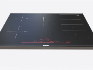 Induction Hob Multi Surface Glass Black 02 3D Model