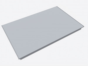 Induction Hob Multi Surface Glass Black 02 3D 모델