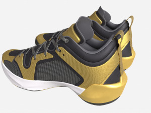 Low Basketball Shoes 3D 모델