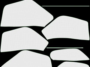 Male Manequin in Basketball Uniform in Action 02 3D Model