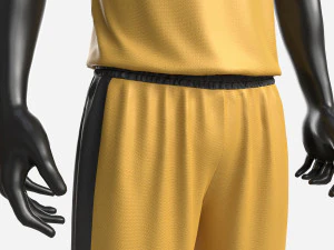 Male Manequin in Basketball Uniform Standing 3D Model