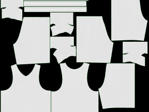 Male Manequin in Basketball Uniform Standing Modèle 3D