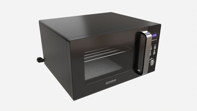 Microwave with Ceramic Bottom and Grill Severin MW 7763 3D 모델 .c4d .max .obj .3ds .fbx .stl .blend 