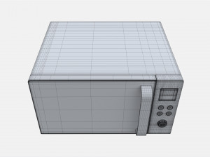 Microwave with Ceramic Bottom and Grill Severin MW 7763 3D 모델