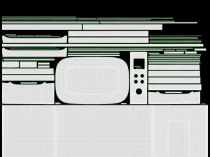 Microwave with Ceramic Bottom and Grill Severin MW 7763 3D Model