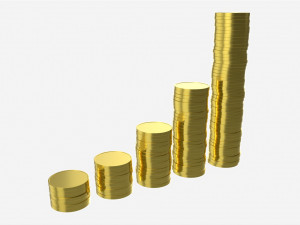 Moneta d'oro Bitcoin Modello 3D $19 - .3ds .c4d .fbx .ma .obj .max