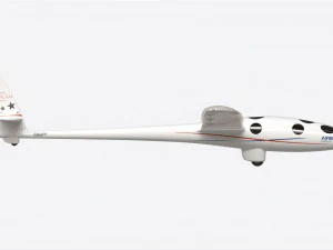 Planador Perlan II Modelo 3D