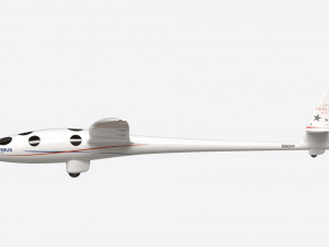Perlan II Glider 3D मॉडल