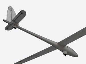 Perlan II Glider 3D मॉडल