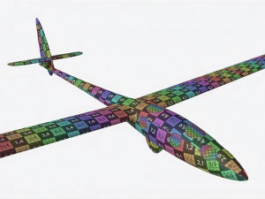 Planador Perlan II Modelo 3D