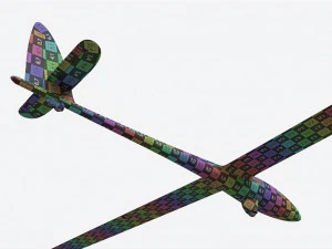 Planador Perlan II Modelo 3D