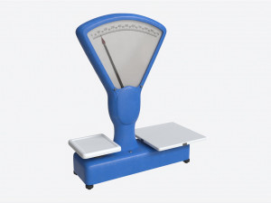 Vintage Grocery Weighing Scale 3D मॉडल