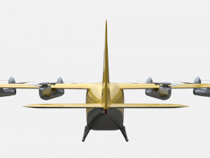 Wisk Generation 6 Aircraft 3D मॉडल