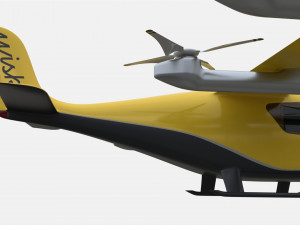 Wisk Generation 6 Aircraft 3D मॉडल