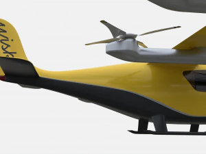 Wisk Generation 6 Aircraft 3D Model